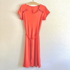 Vintage Orange Dress